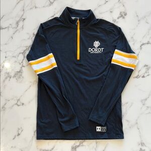 Dordt University Under Armour Navy Quarter-Zip Pullover Dordt College